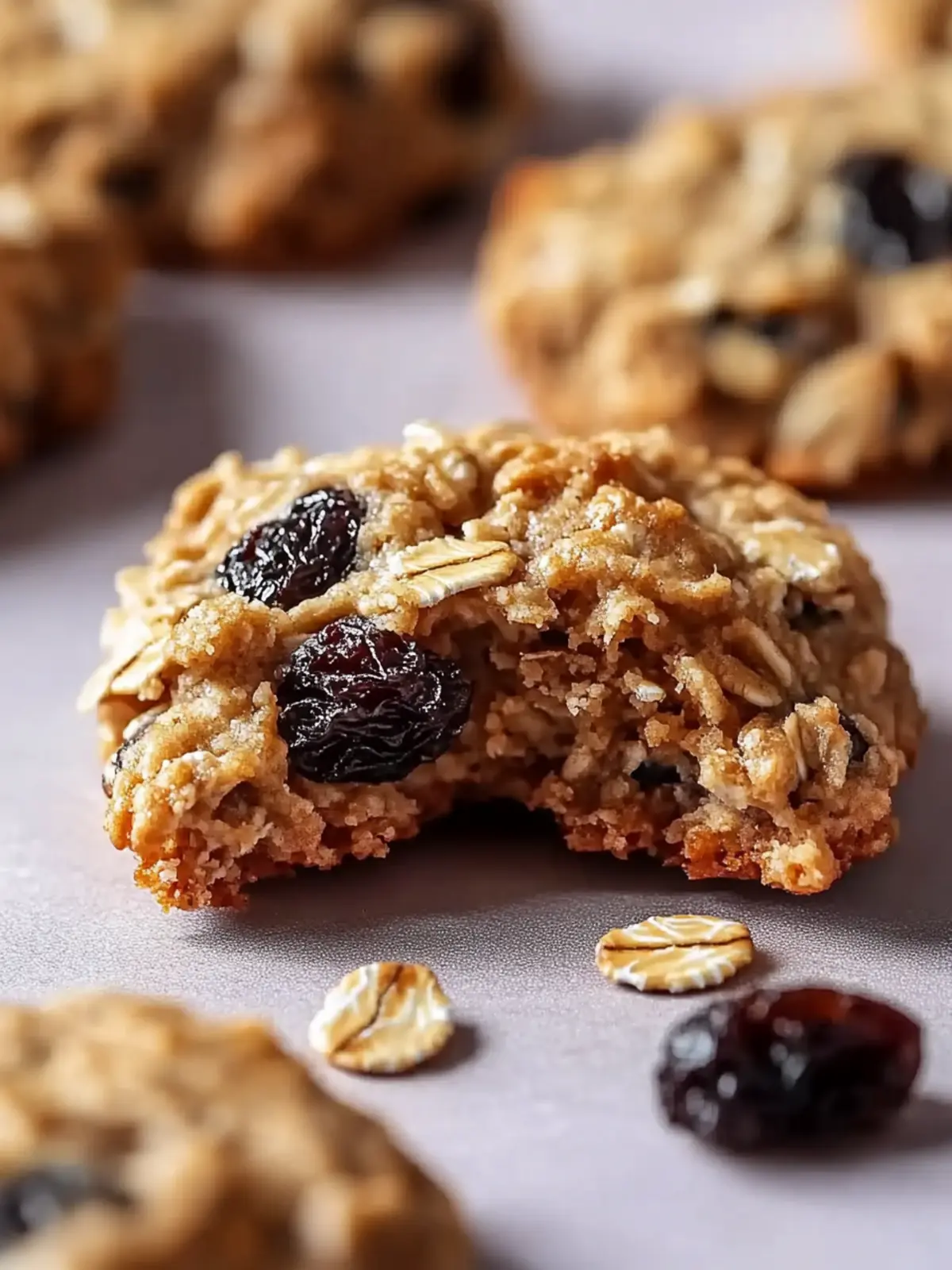 Gluten-Free Oatmeal Yogurt Raisin Cookies