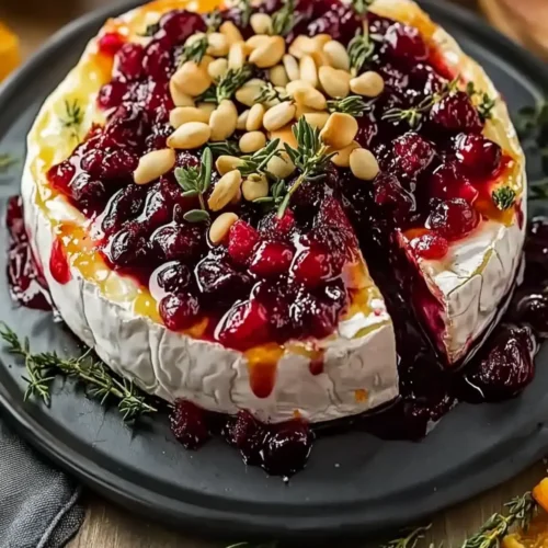 Cranberry Orange Baked Brie
