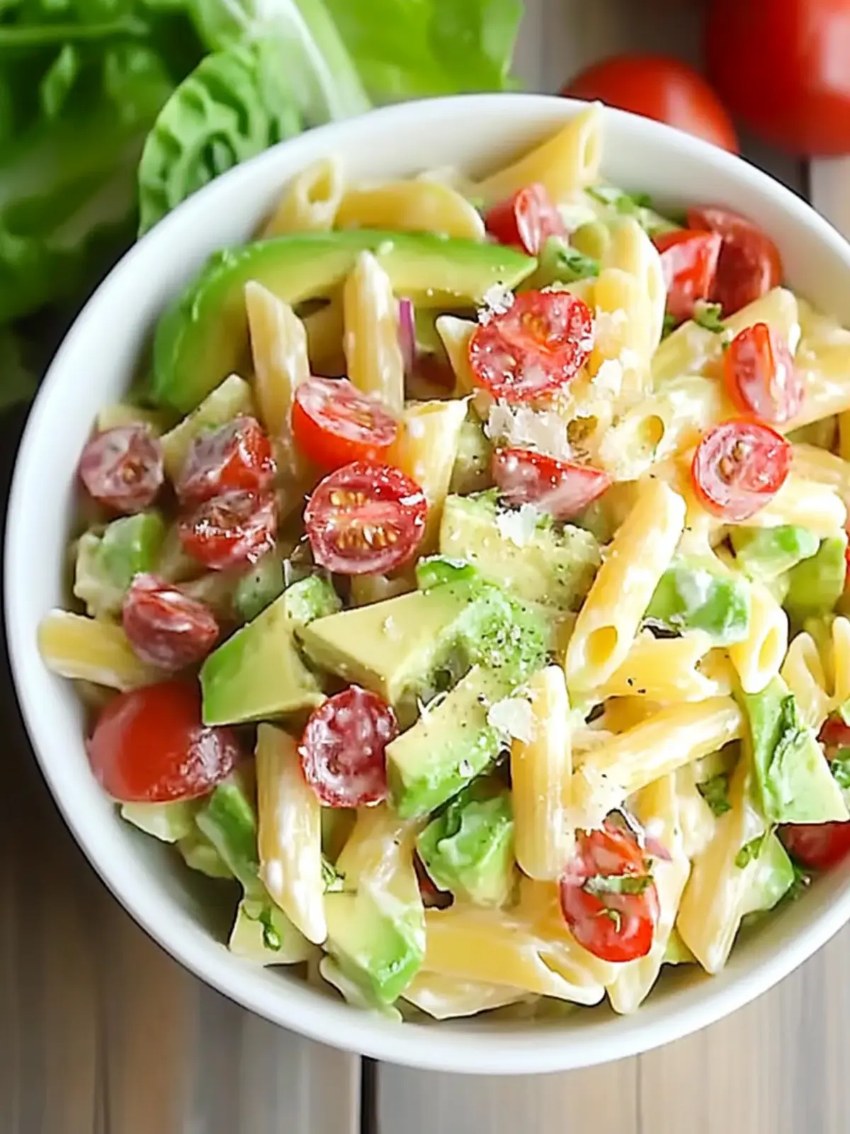 avocado pasta salad