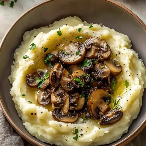 Mashed Potatoes with Mushrooms