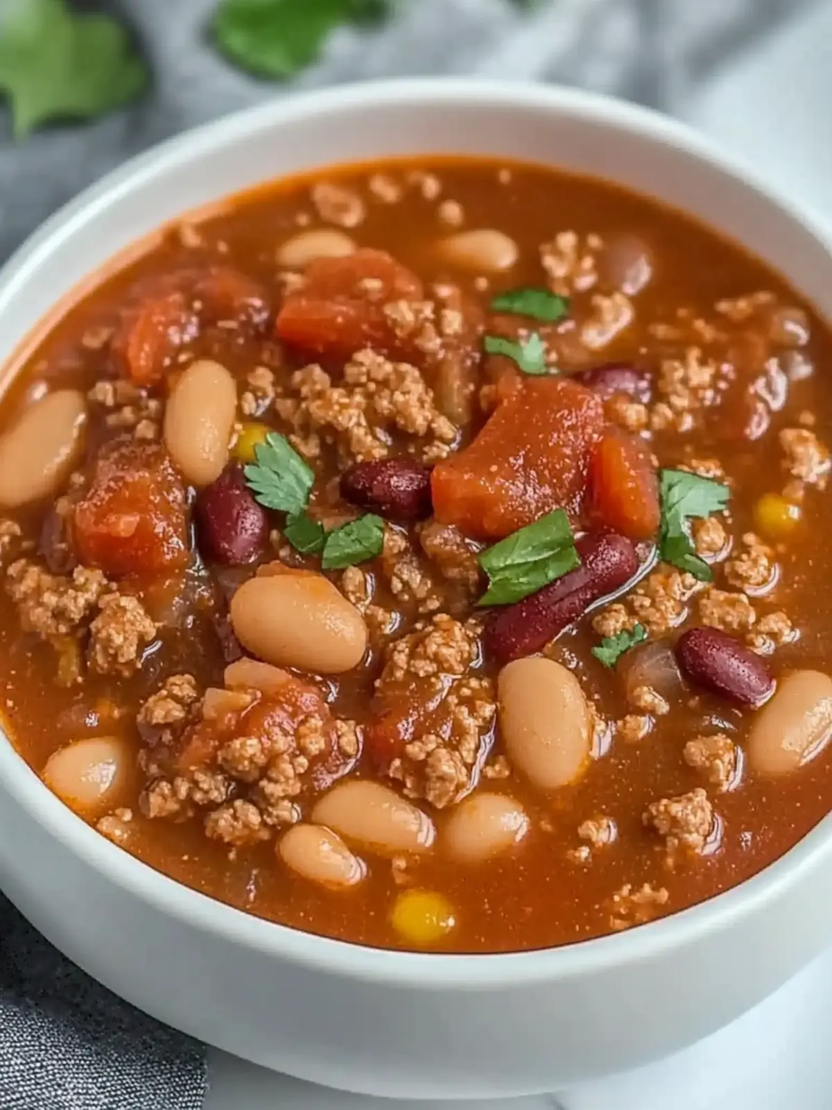 Filling Crockpot Chili Soup