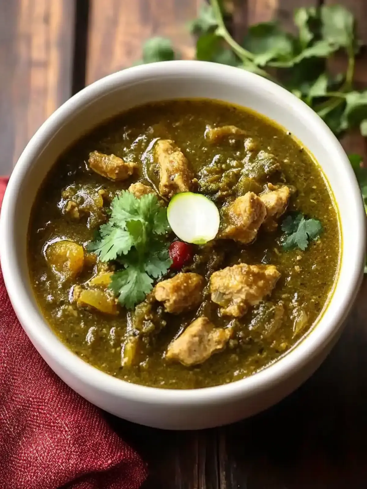 Simple Turkey Chili Verde