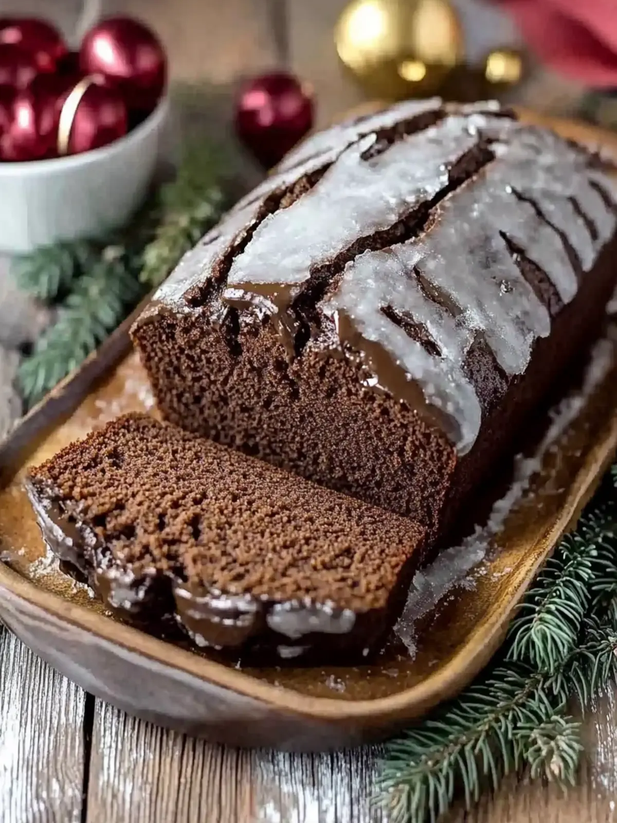 Chocolate Gingerbread Loaf