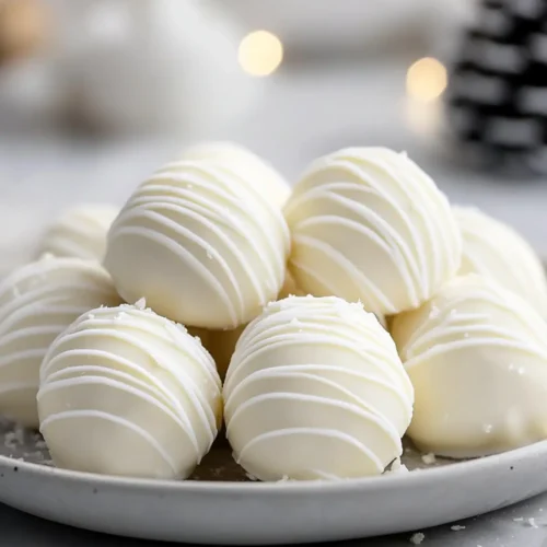 Smooth White Chocolate Truffles