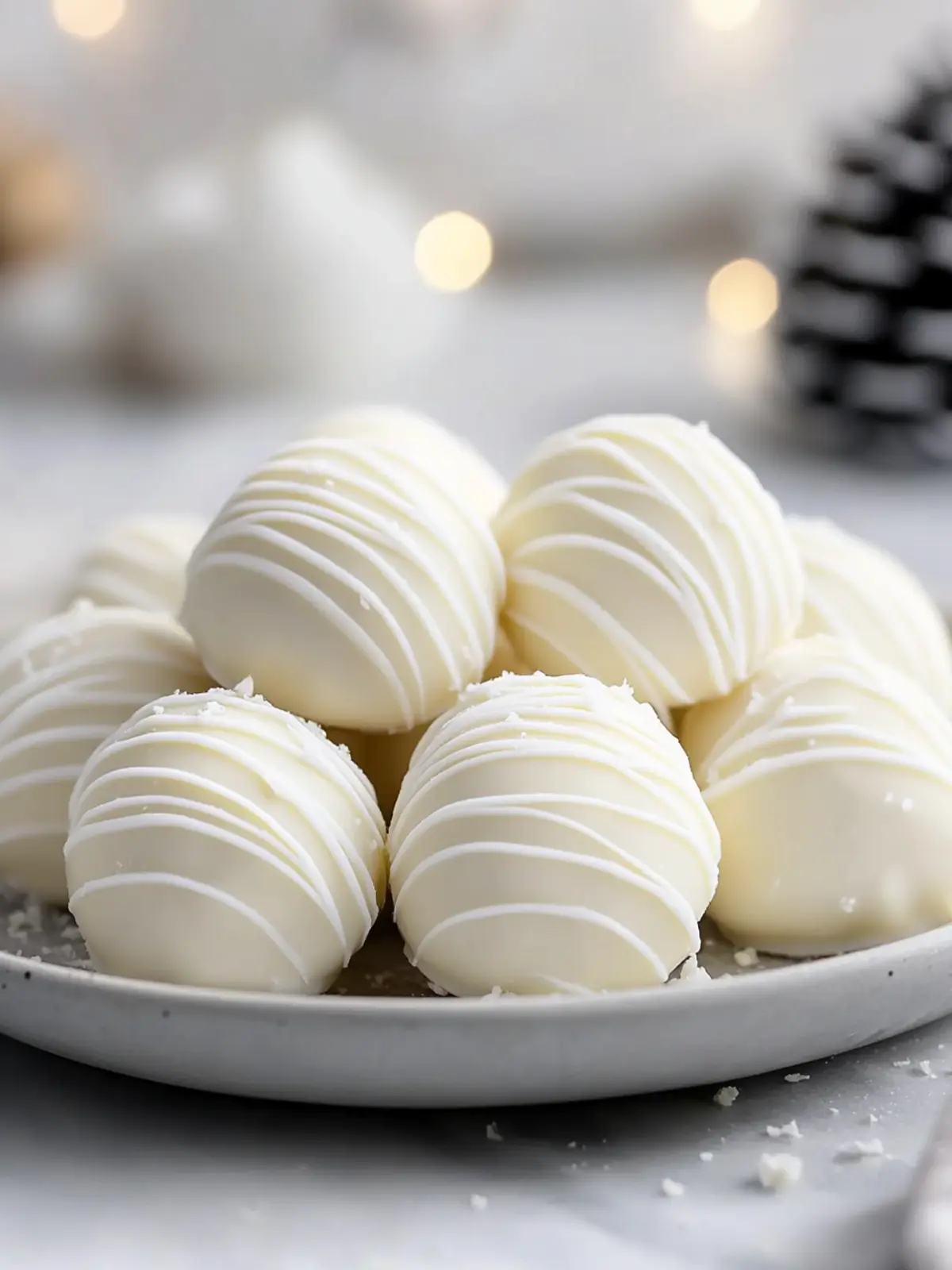Smooth White Chocolate Truffles