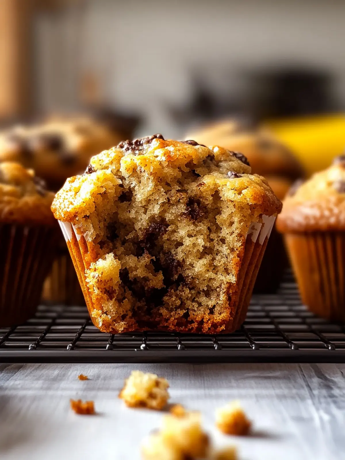 banana bread muffins