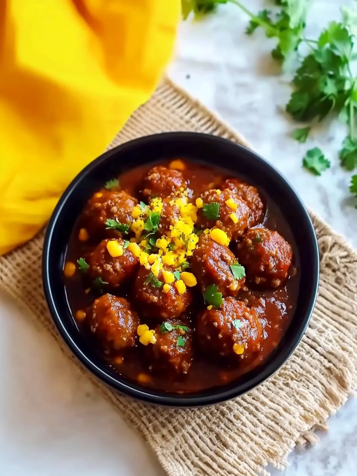 Slow Cooker Chili Meatballs
