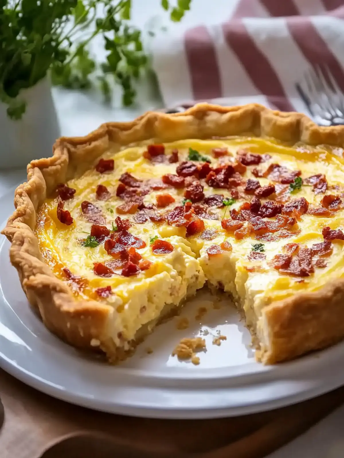 Creamy Quiche Lorraine