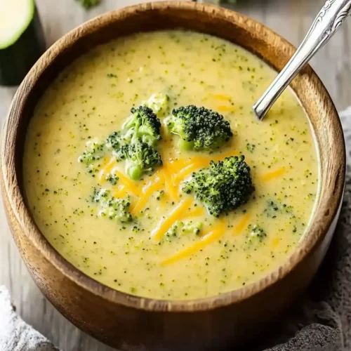 Instant Pot Broccoli Cheddar Zucchini Soup