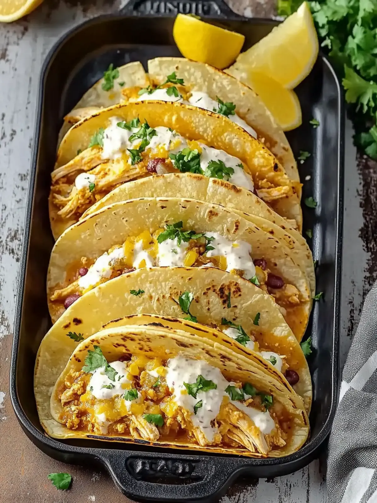 White Chicken Chili Tacos
