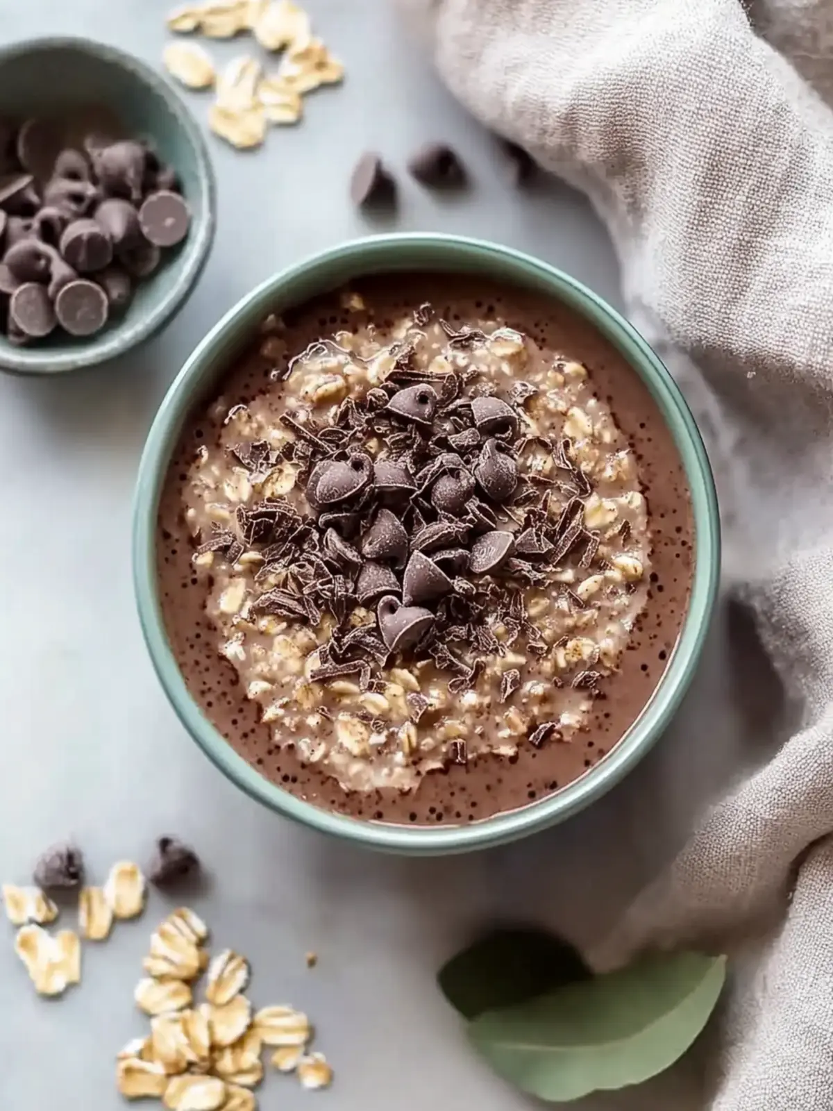 Gluten-Free High Protein Chocolate Overnight Oats