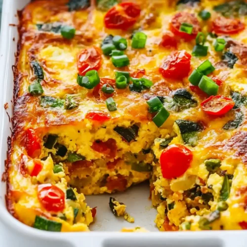 Vegetarian Veggie Egg Casserole
