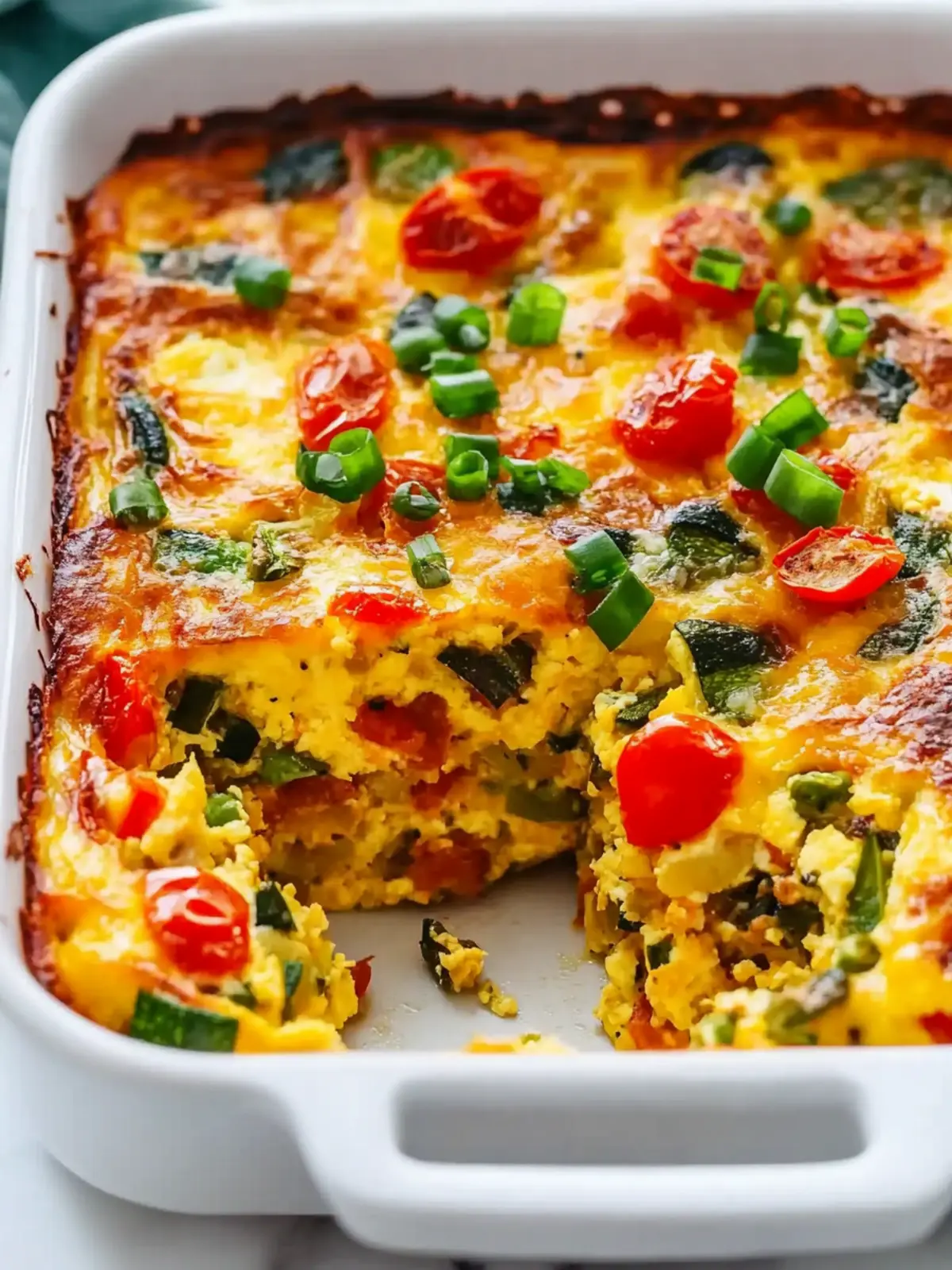 Vegetarian Veggie Egg Casserole