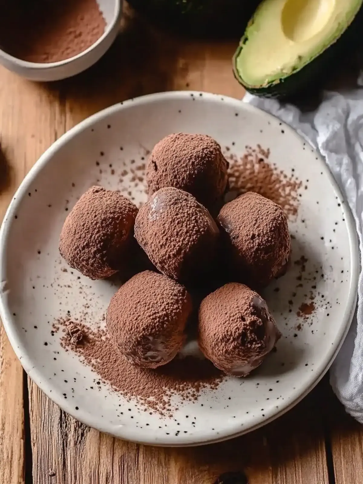 Keto Avocado Chocolate Ruffles