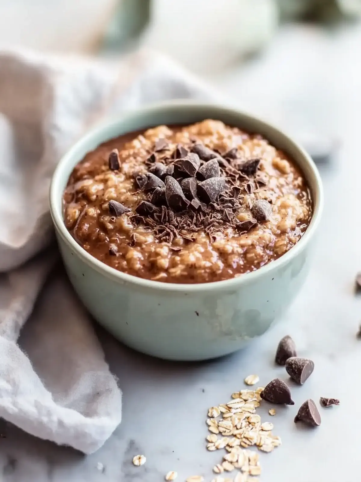 Gluten-Free High Protein Chocolate Overnight Oats