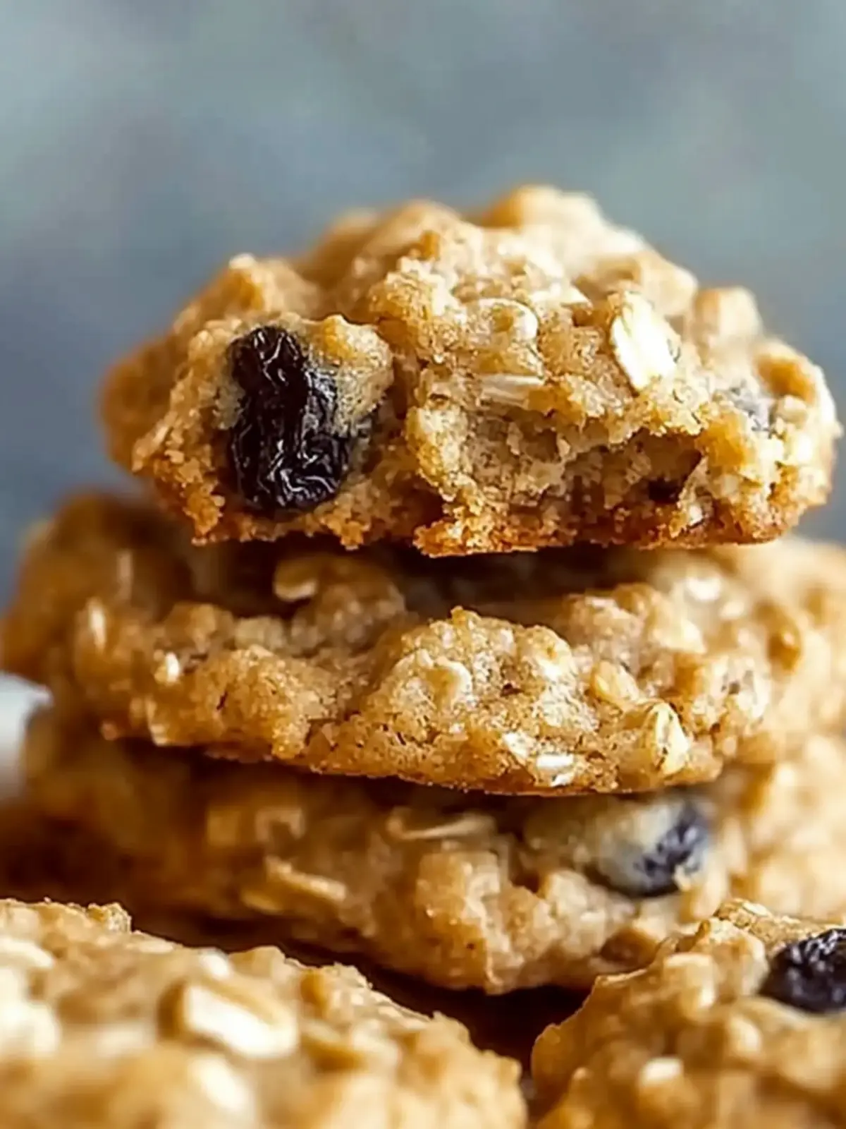 Chunky Peanut Butter Oatmeal Raisin Cookies for Cozy Cravings