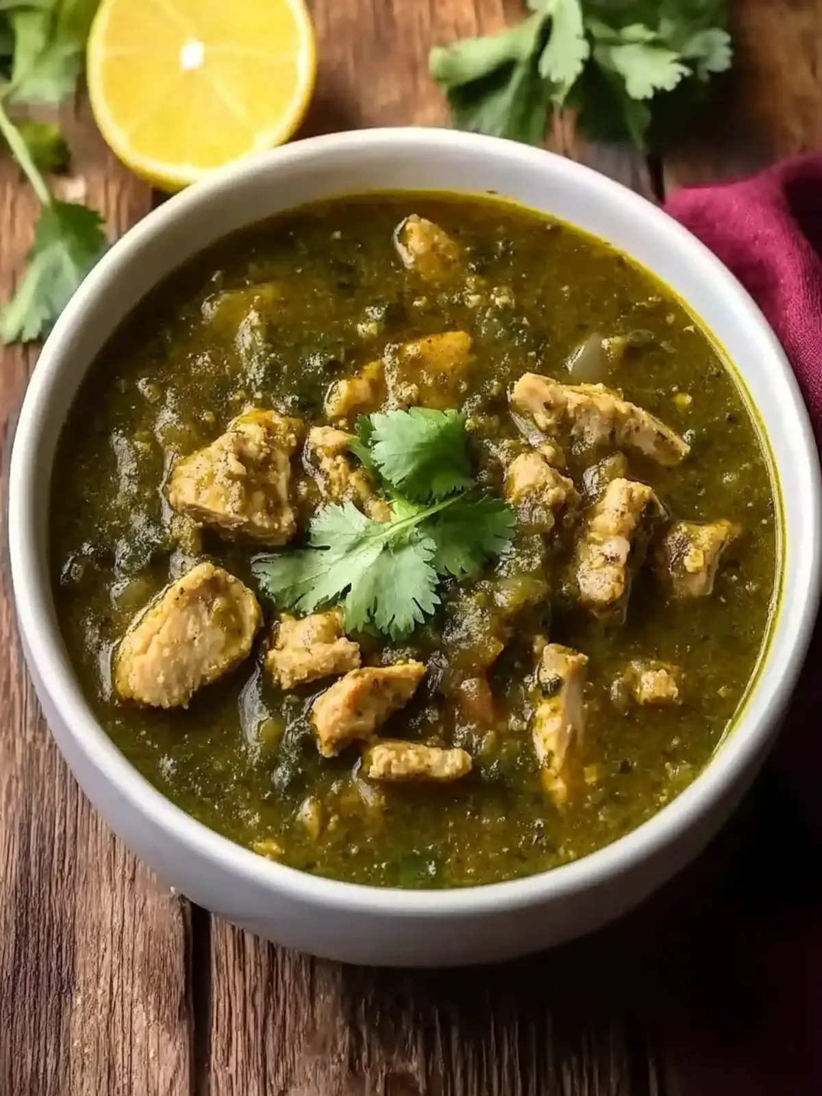 Simple Turkey Chili Verde