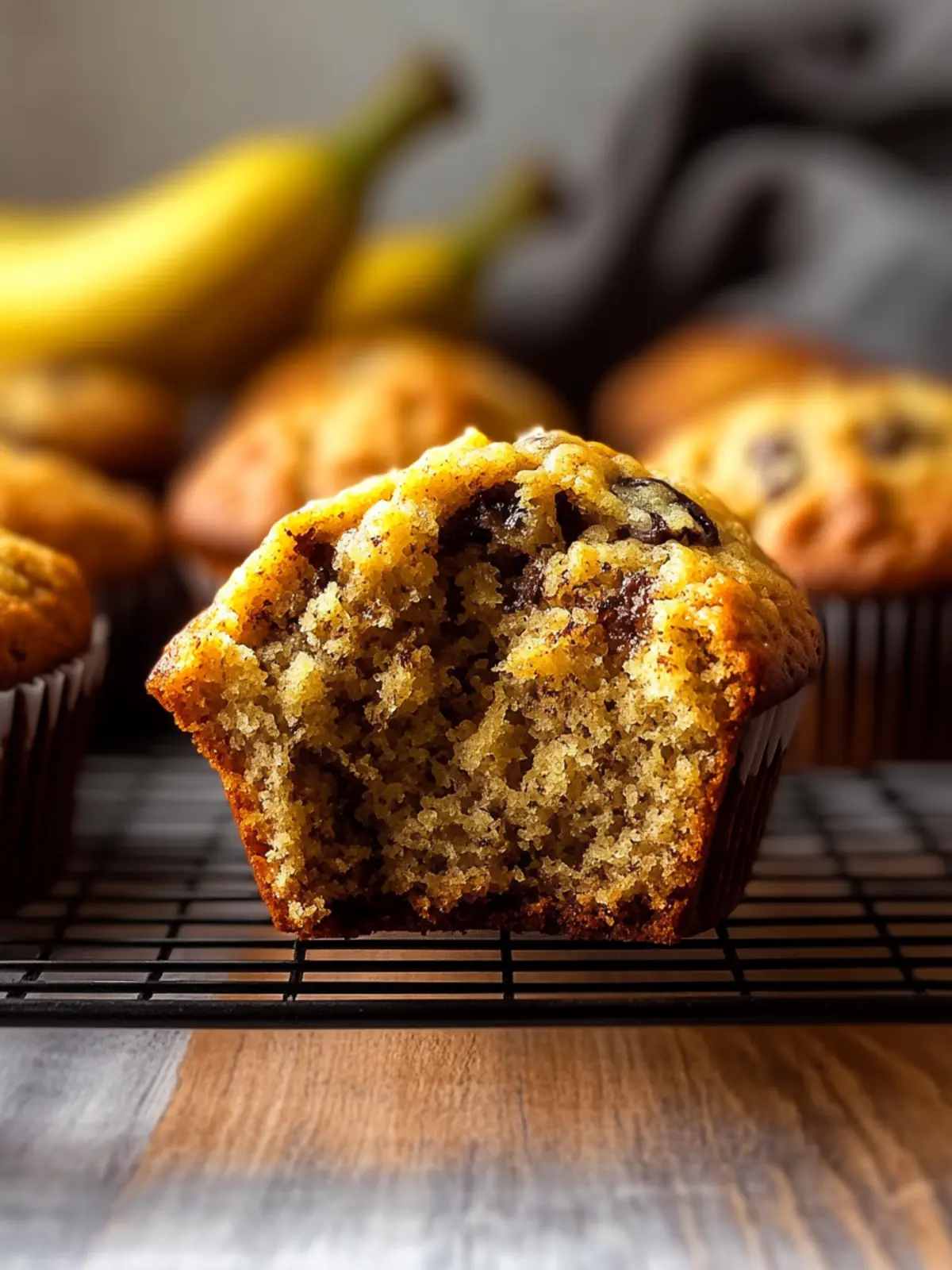 banana bread muffins