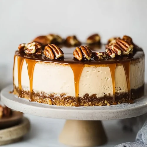 Pecan Caramel Cheesecake