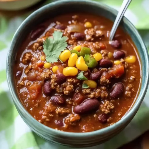 Three Bean Beef Chili