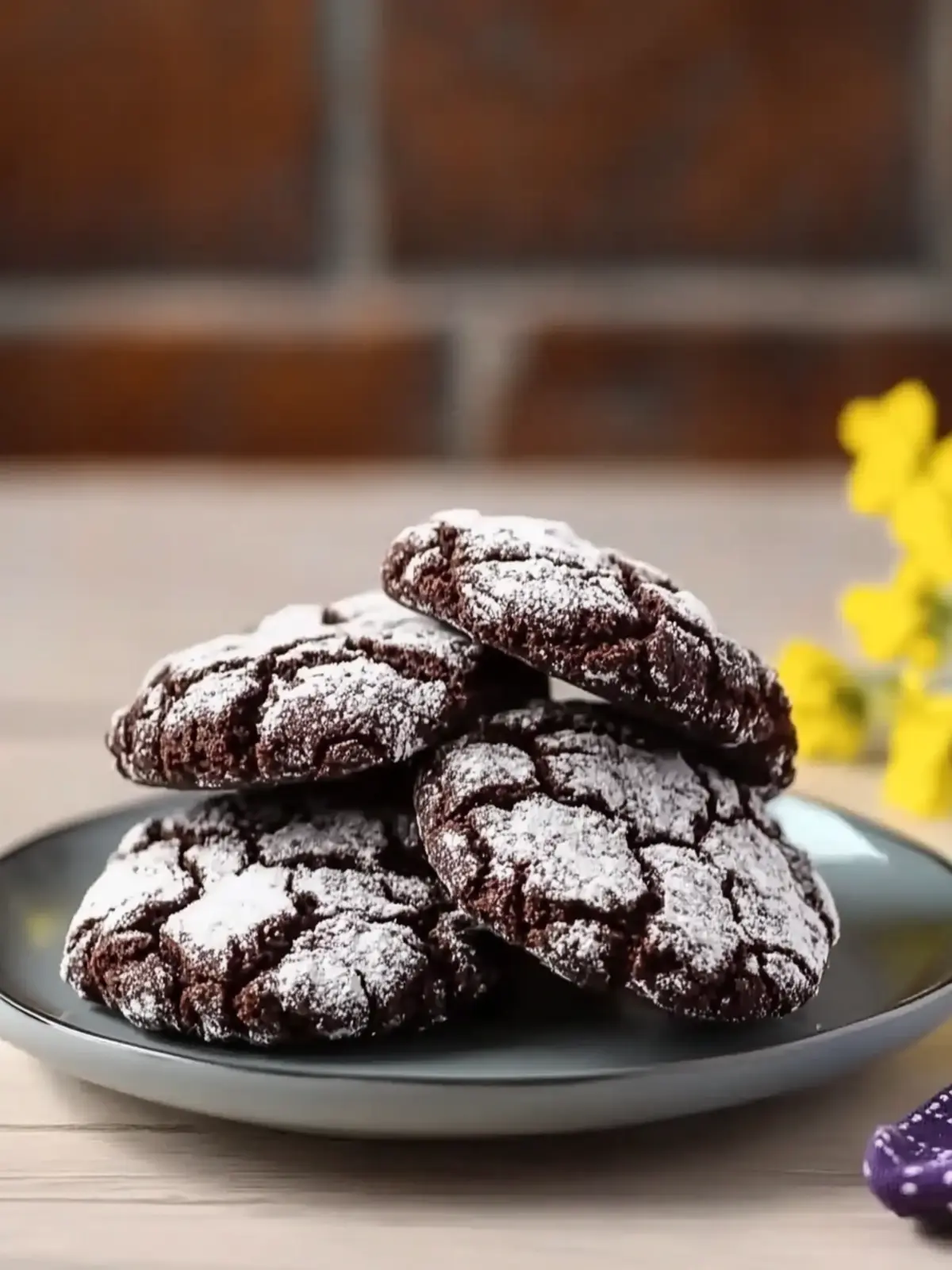 Amish Chocolate Crinkle Cookies