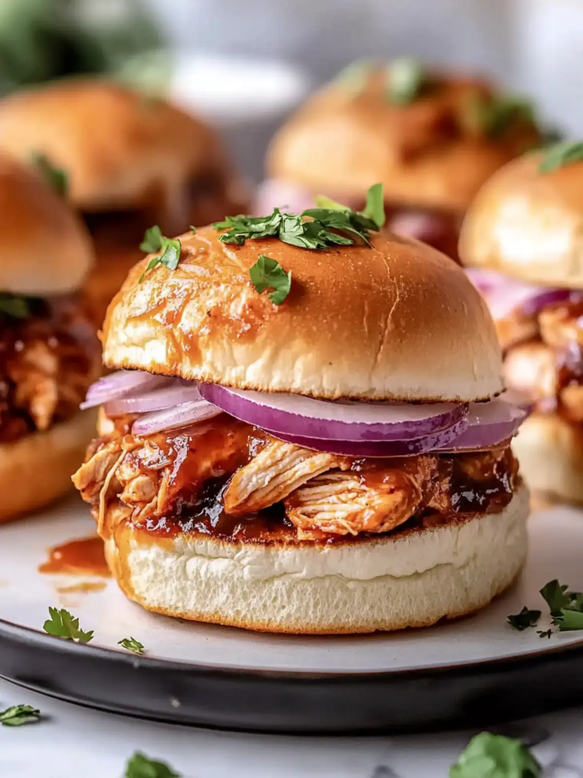 BBQ Chicken Sliders