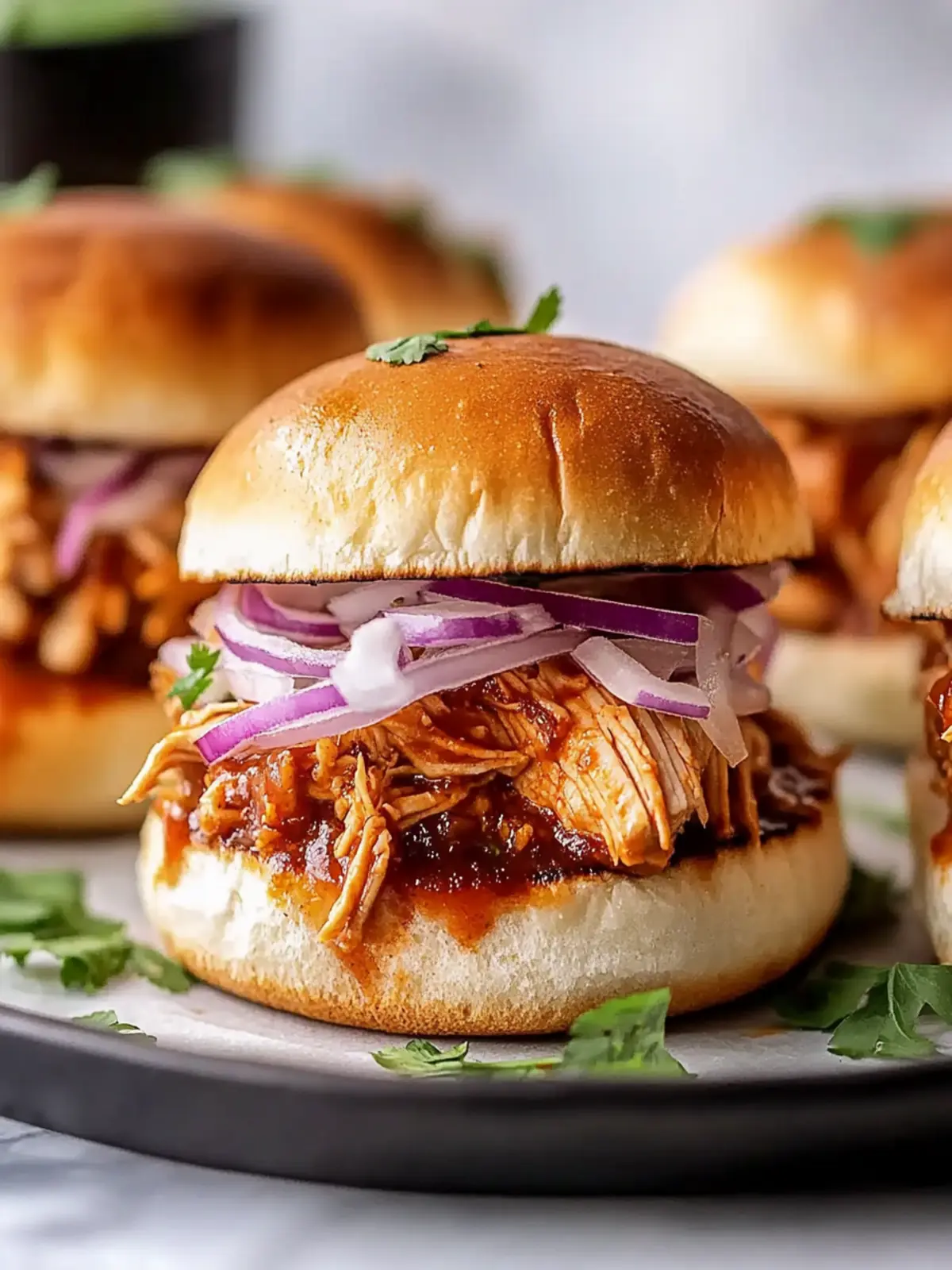 BBQ Chicken Sliders