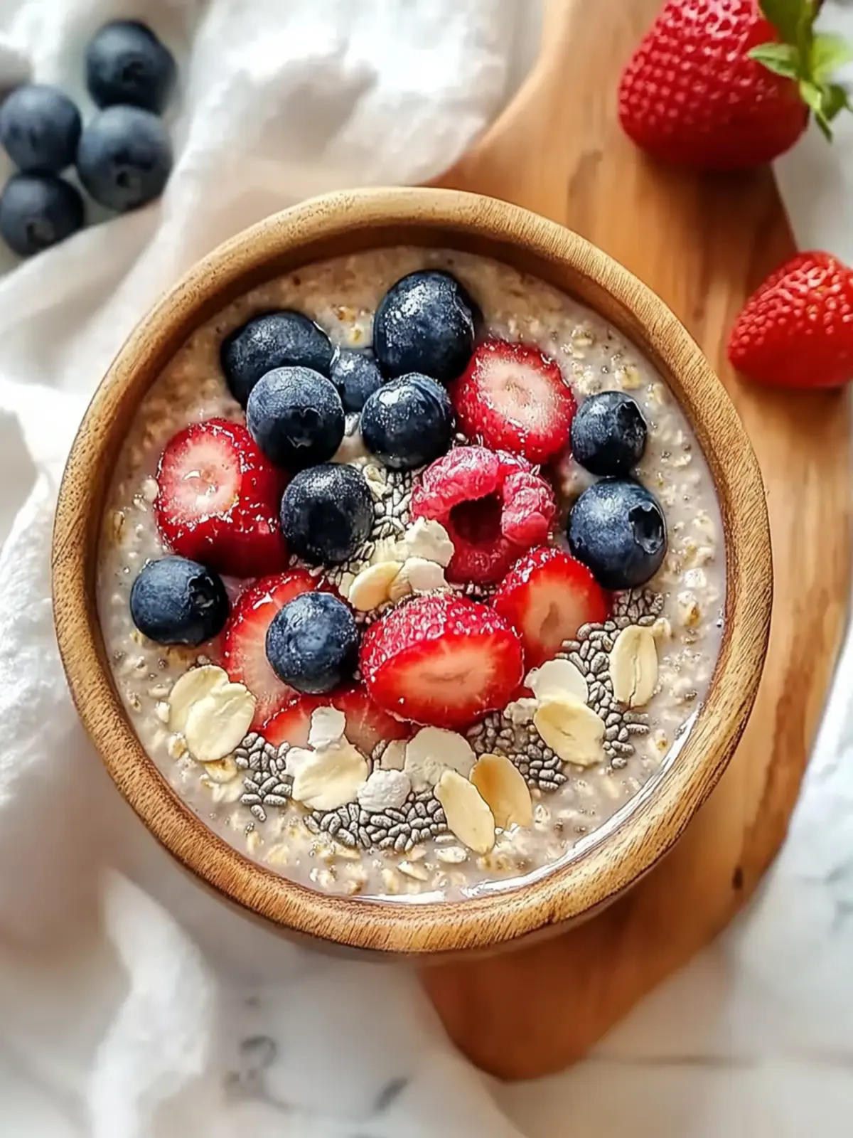 Simple High Protein Overnight Oats