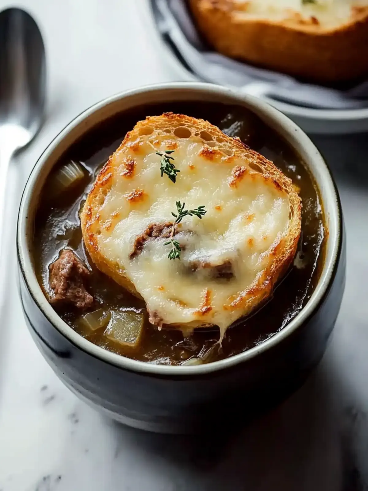 French Onion Soup with Beef