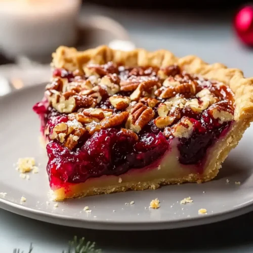 Cranberry Pecan Pie