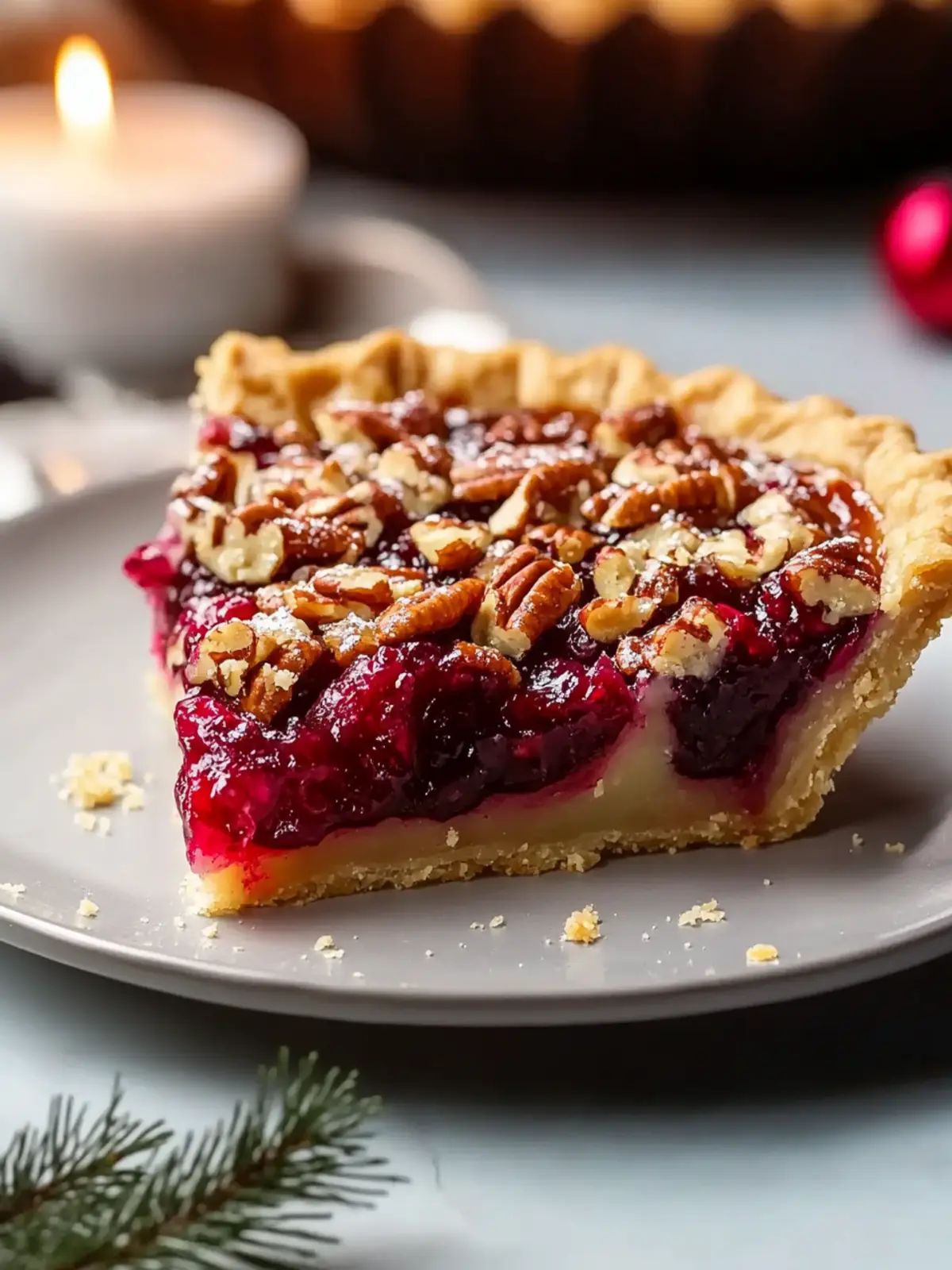 Cranberry Pecan Pie