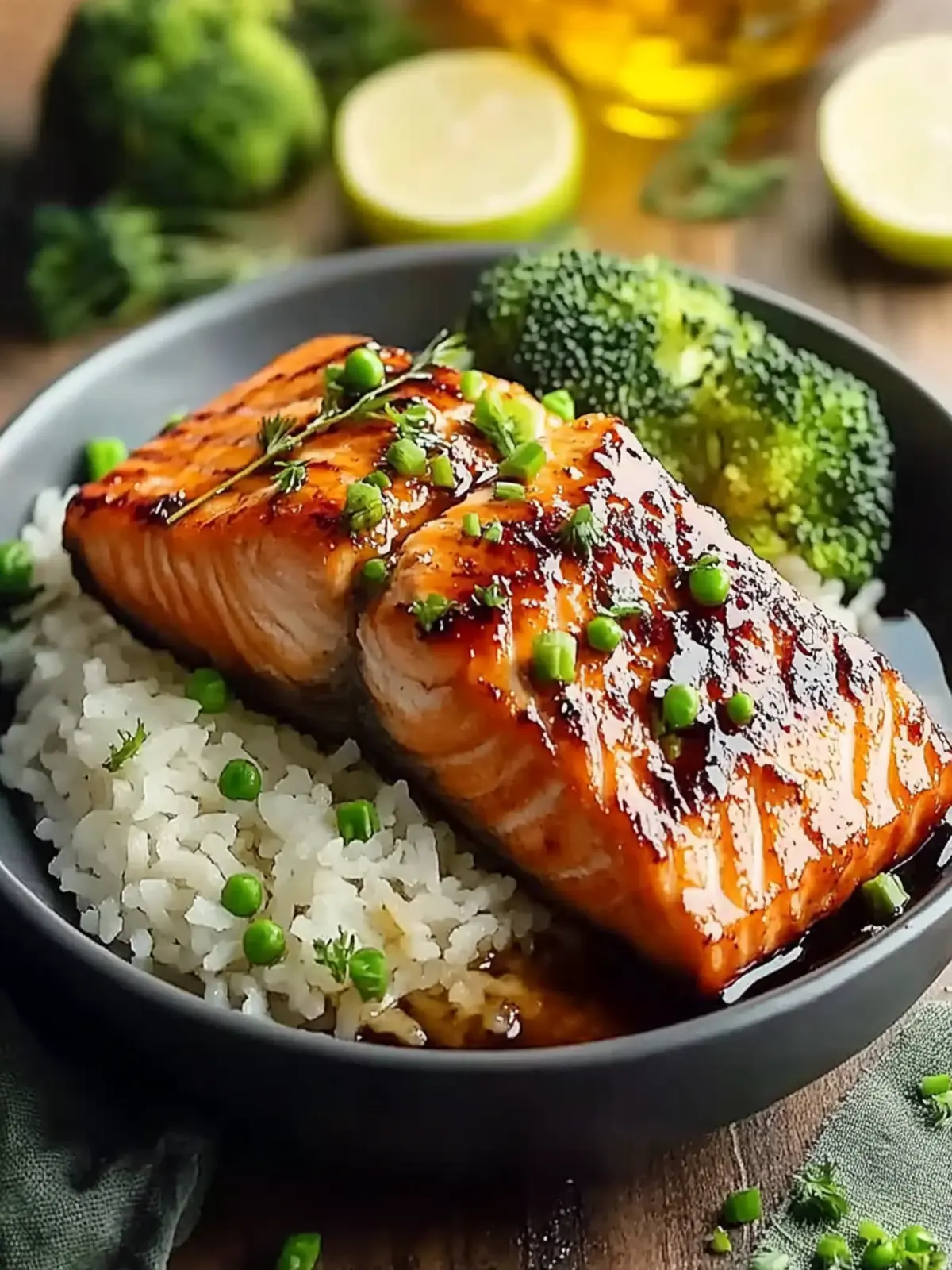 Air Fryer Honey Garlic Salmon