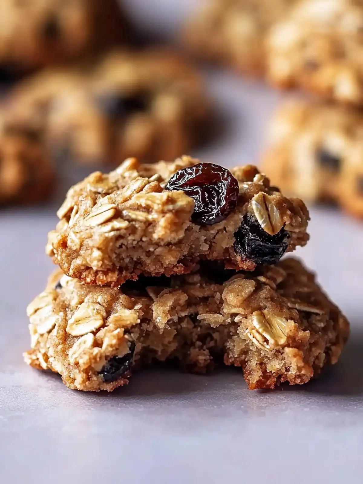 Gluten-Free Oatmeal Yogurt Raisin Cookies