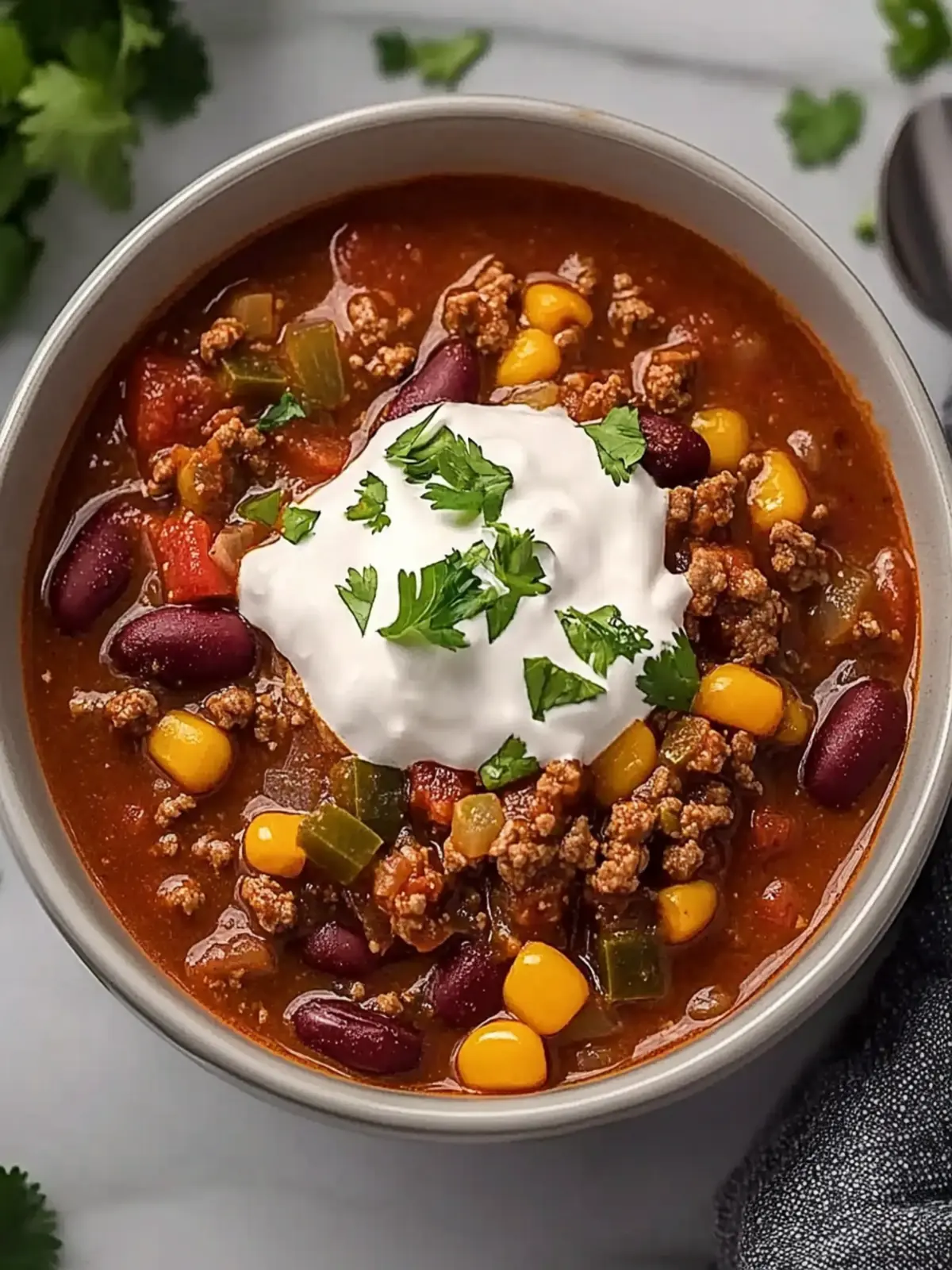 Slow Cooker Stew Meat Chili
