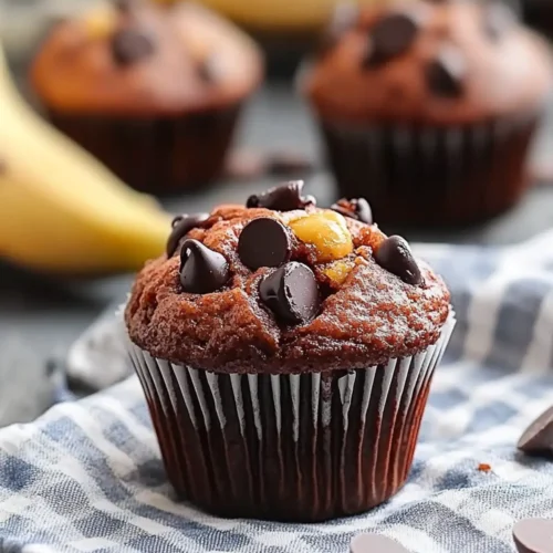 banana chocolate chip muffins