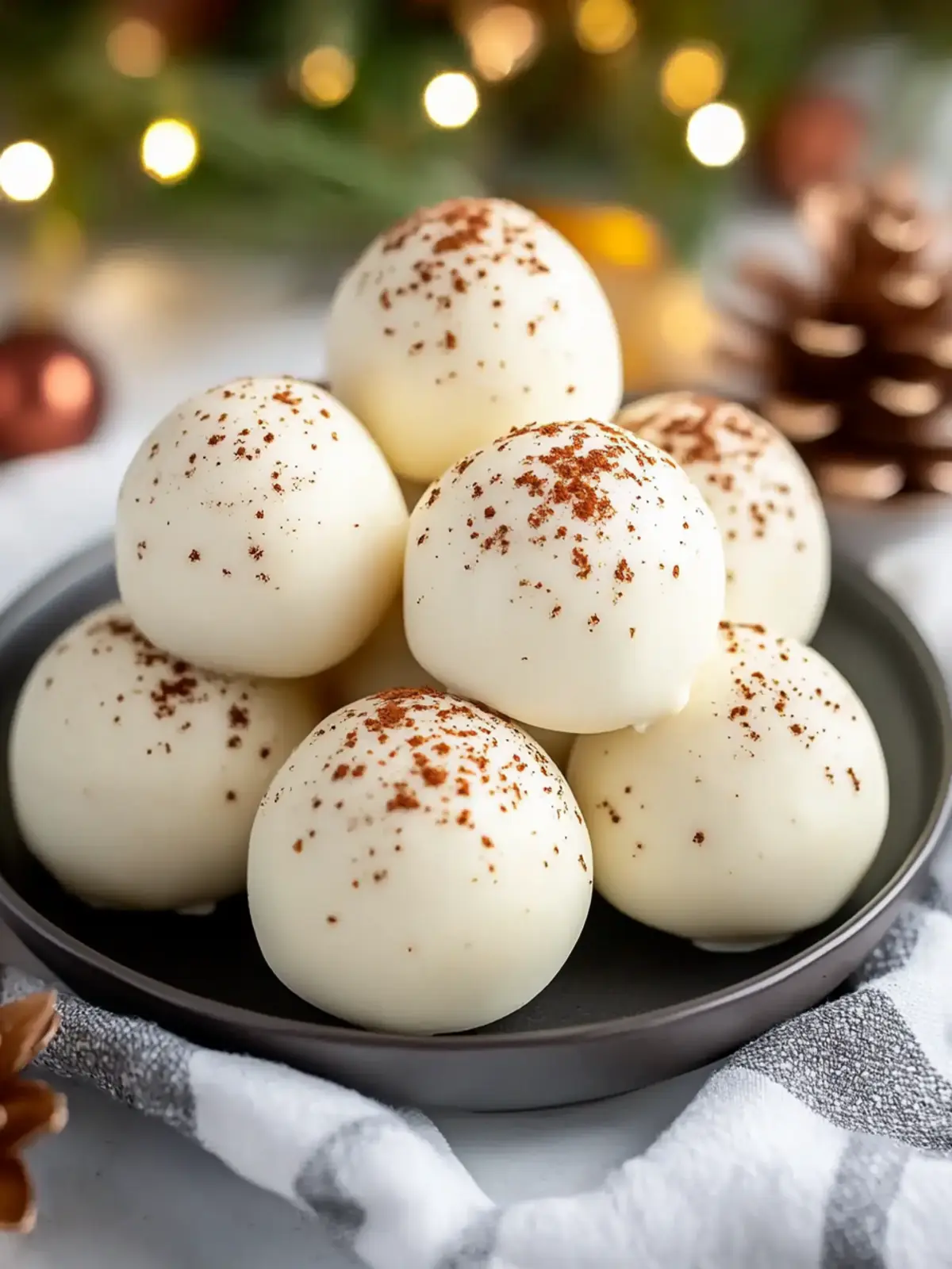 Delicious Sweet Eggnog Truffles for Your Holiday Gatherings