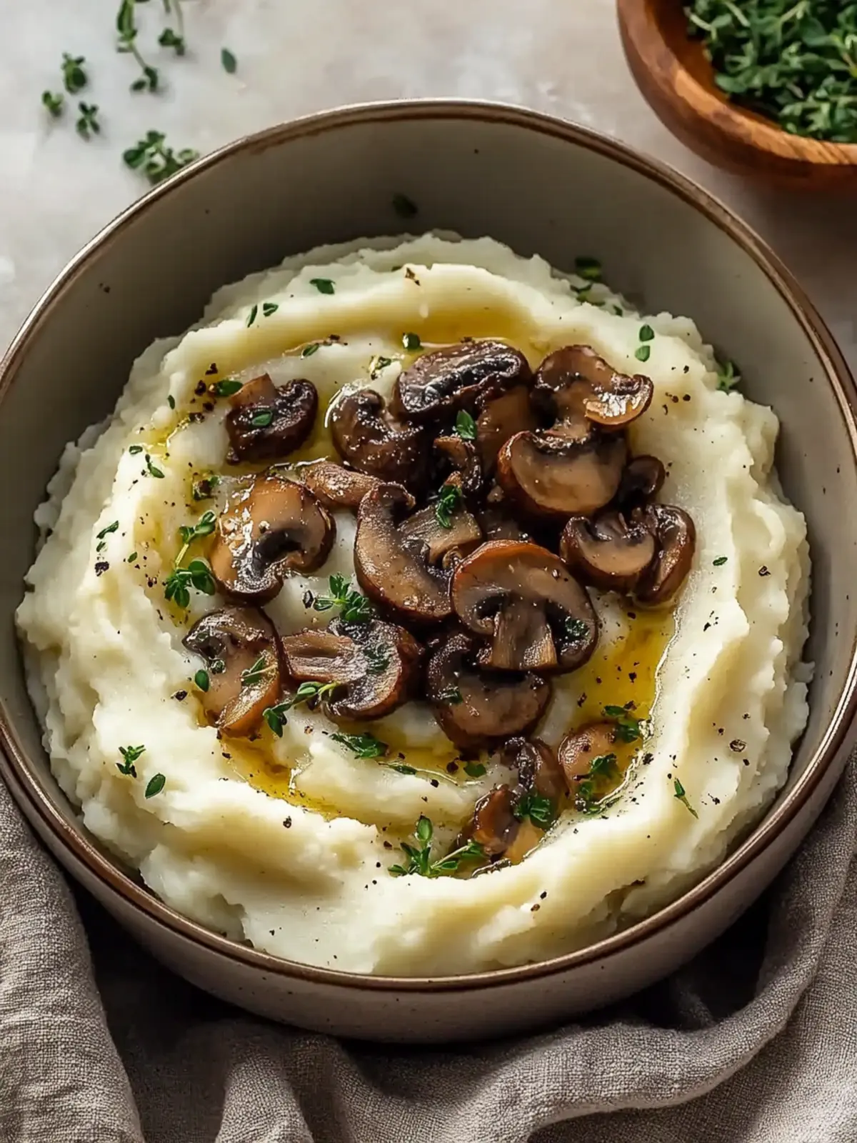 Mashed Potatoes with Mushrooms