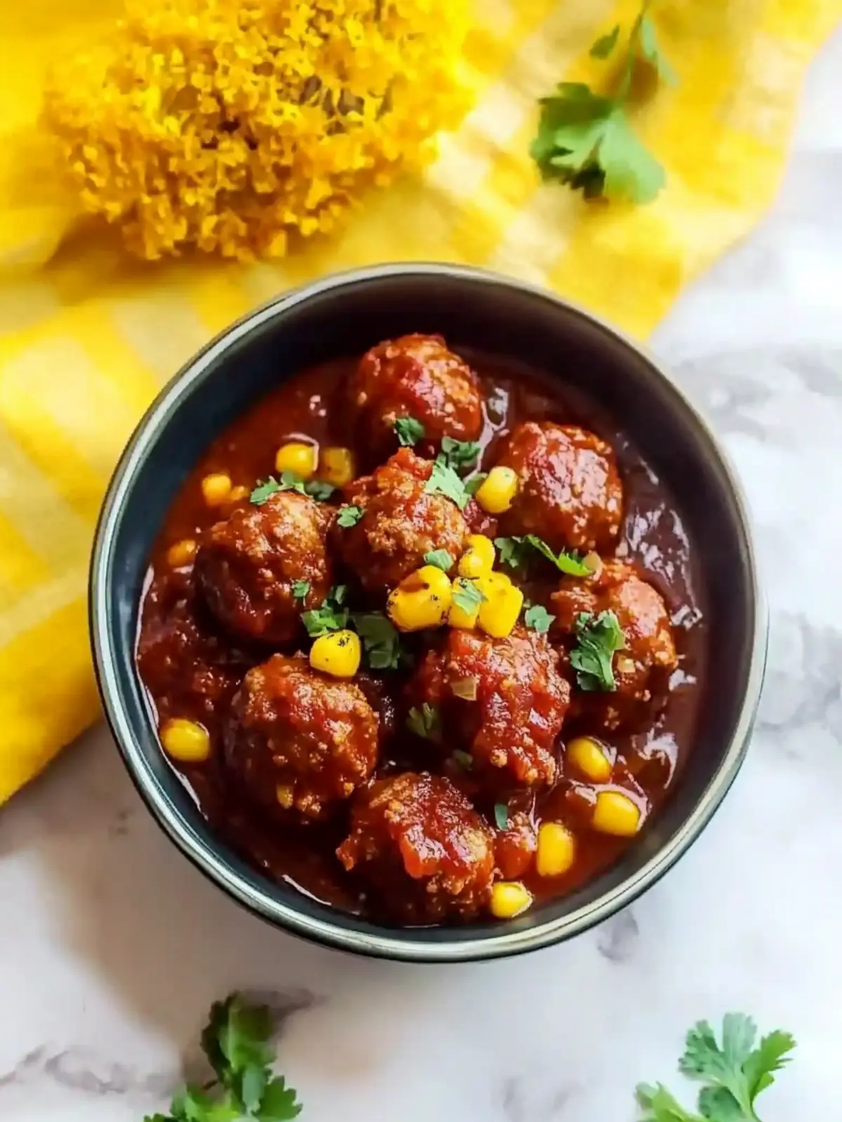 Slow Cooker Chili Meatballs