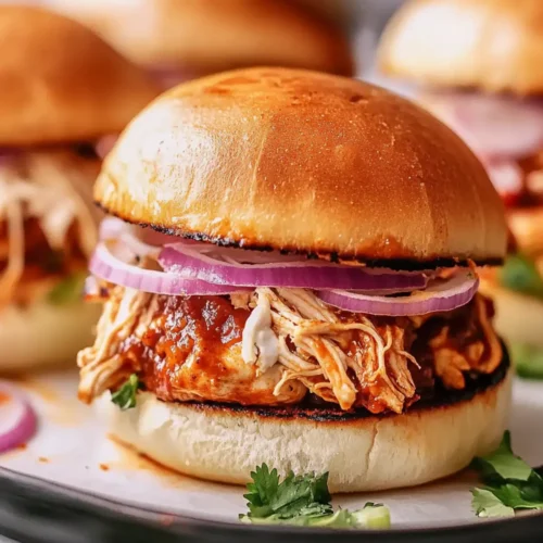 BBQ Chicken Sliders