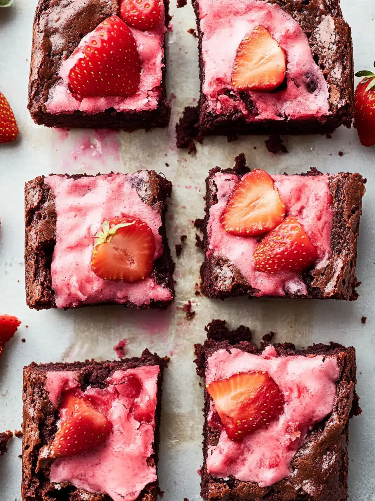 Strawberry Brownies
