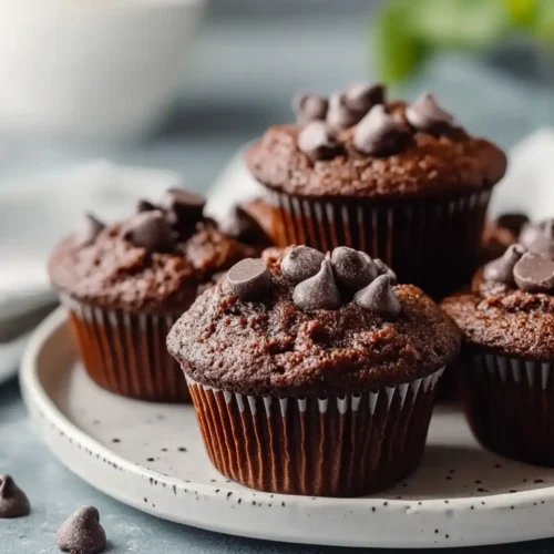 Chocolate Kodiak Cake Protein Muffins