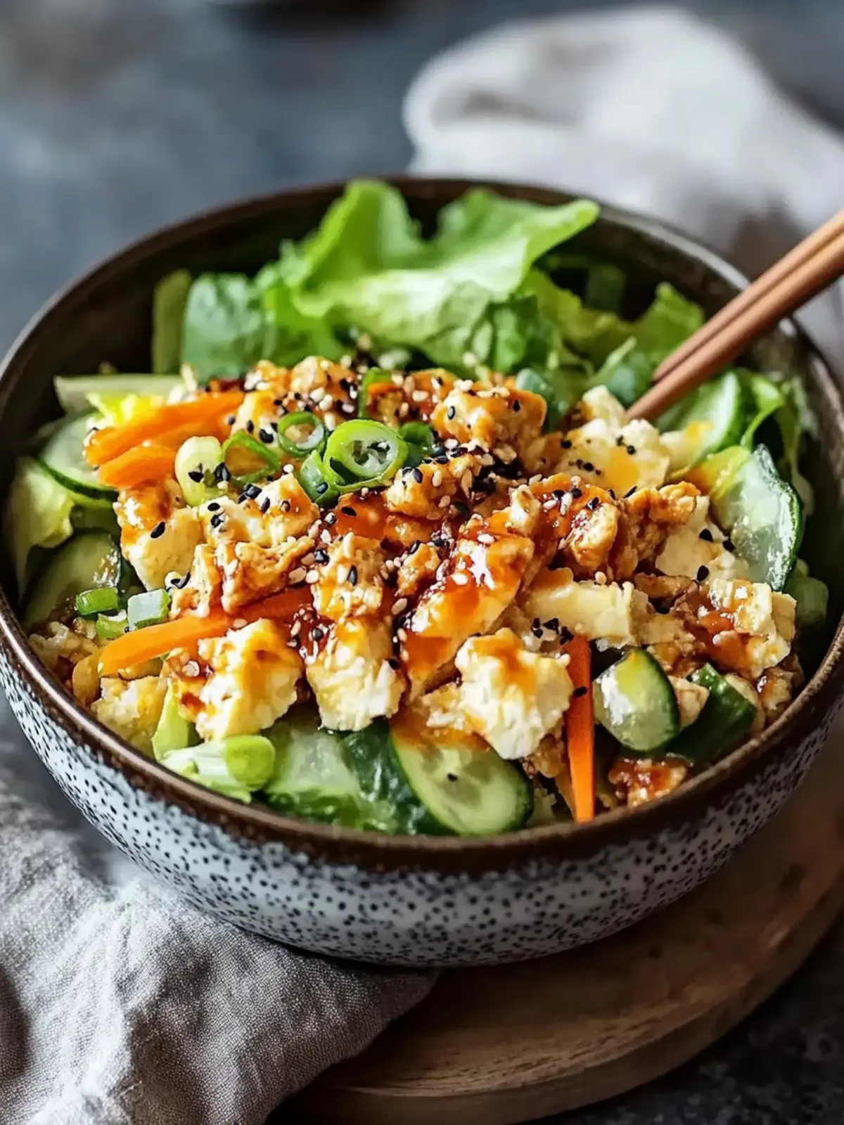 Gesunde Egg Roll in a Bowl