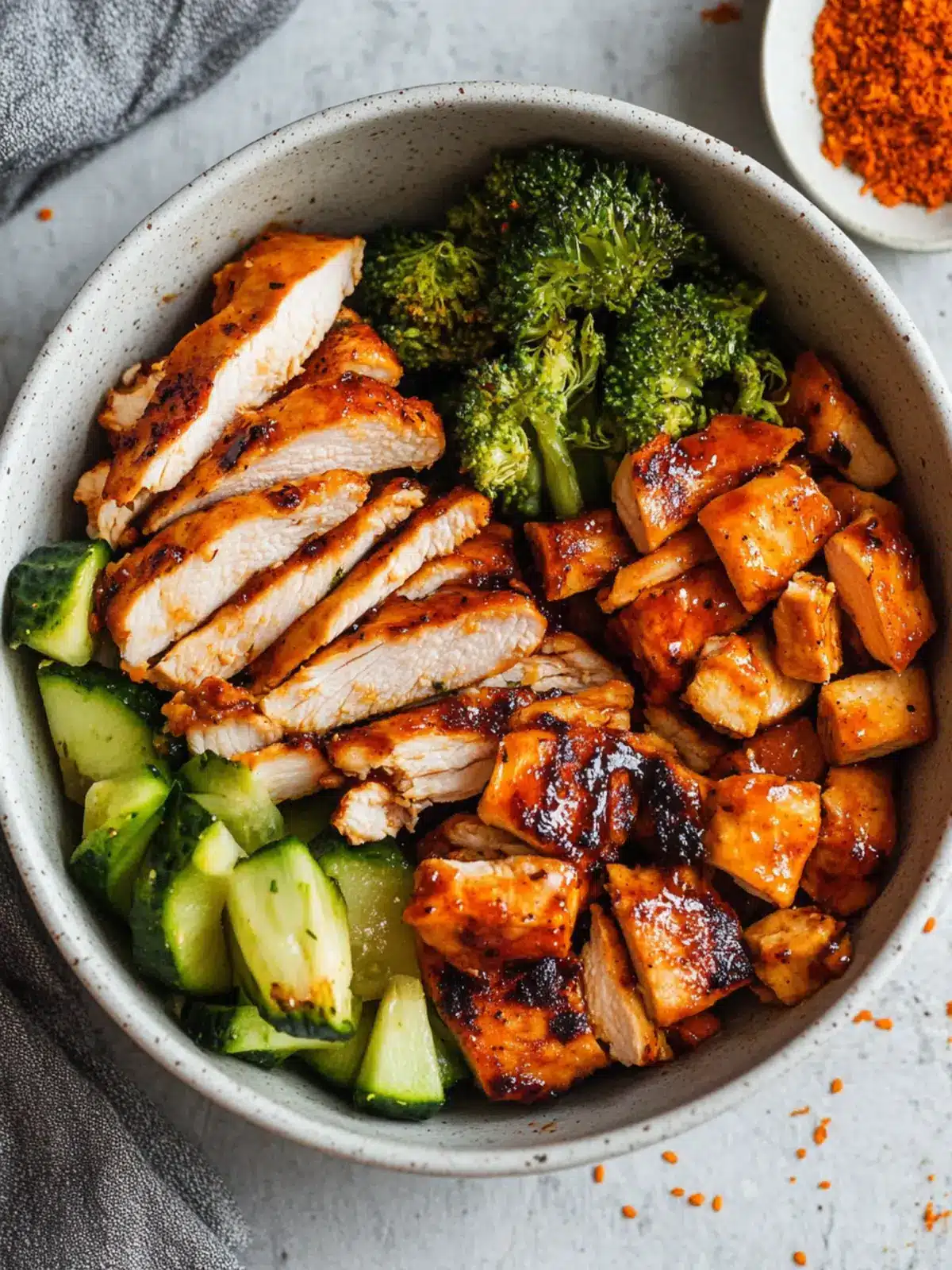 Savor Hot Honey Chicken Bowls for a Quick, Healthy Dinner!