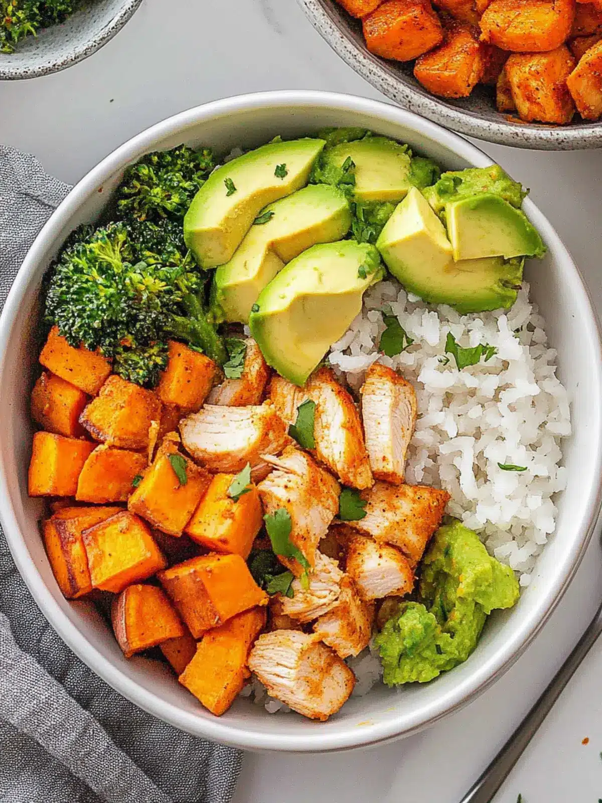 Cajun Chicken & Sweet Potato Bowls