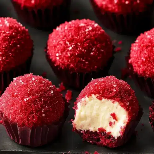 Red Velvet Cheesecake Bites