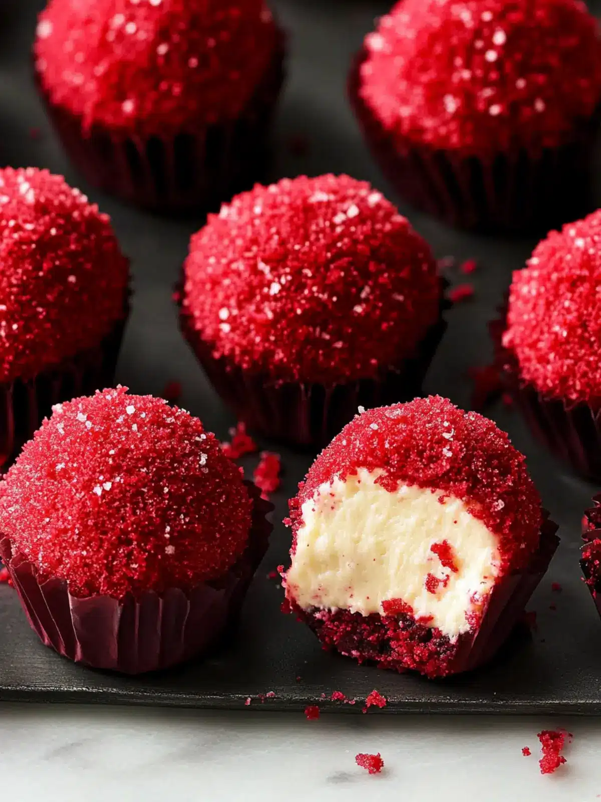 Red Velvet Cheesecake Bites: Irresistibly Creamy Delights
