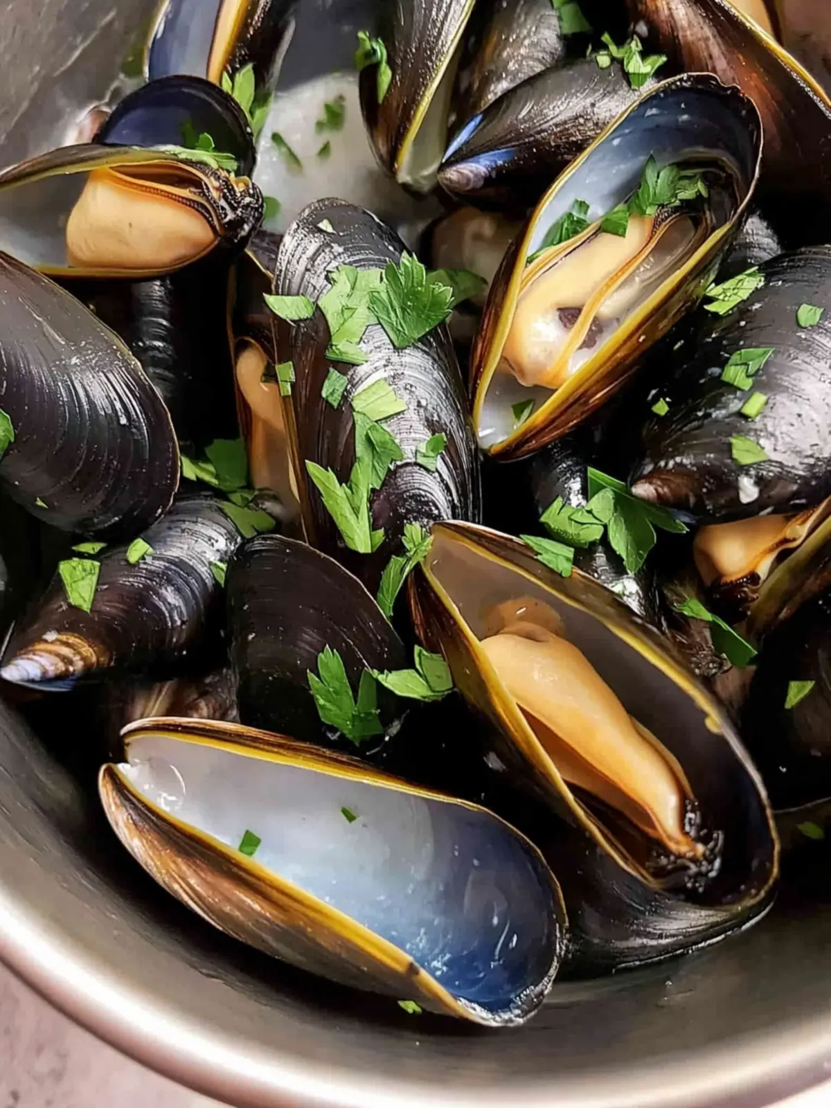 Seasonal Seafood Mussels recipe