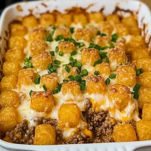 tator tot casserole with ground beef