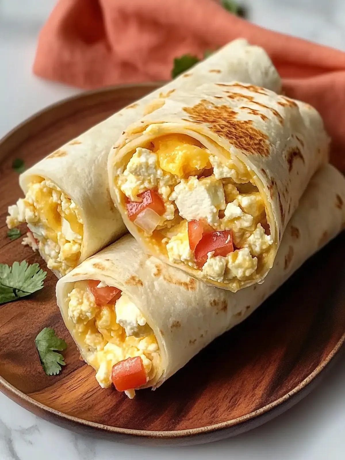 Classic Cottage Cheese Breakfast Burrito
