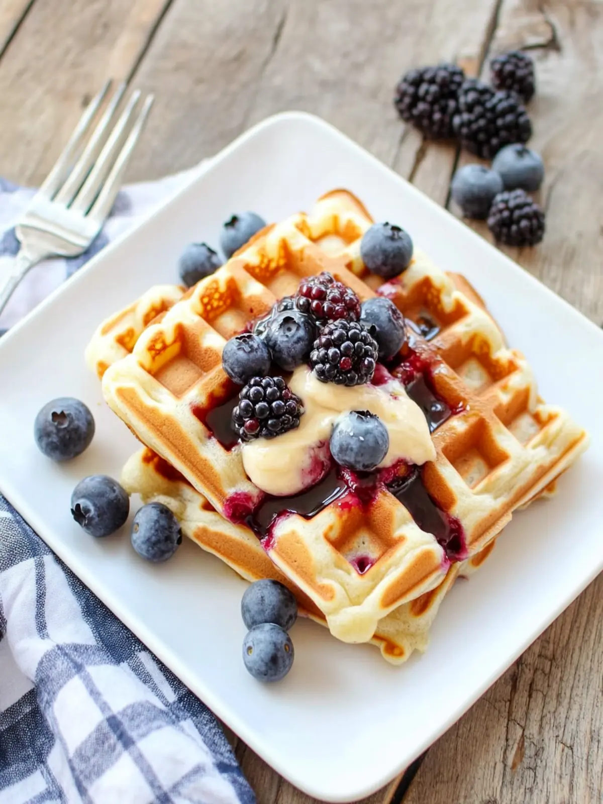 Berry Waffles recipe